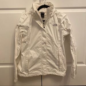 The NorthFace White Windbreaker